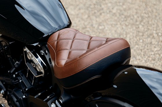 76843 MUSTANG solo brown seat for scout bobber