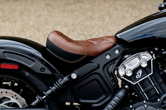 76843 MUSTANG solo brown seat for scout bobber