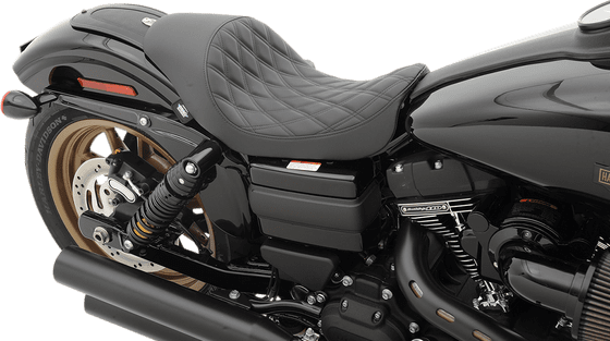 0803-0543 DRAG SPECIALTIES SEATS diamond solo seat for harley dyna glide