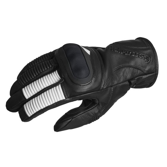 Halvarssons glove flaxen black/white