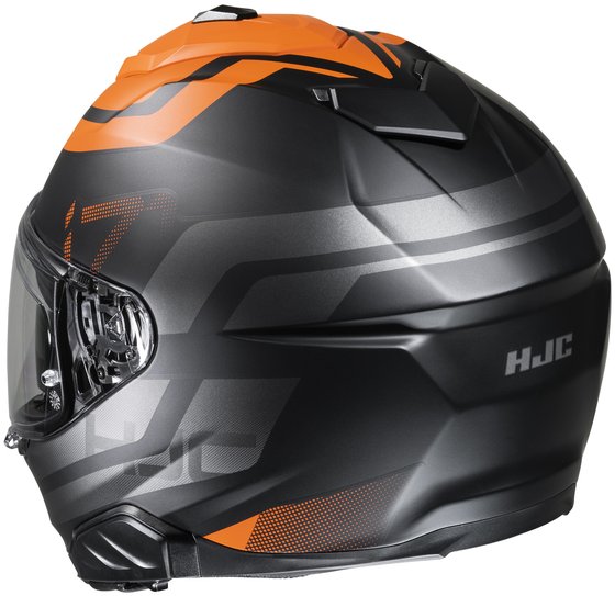 HJC helmet i71 enta orange/black/gray mc7sf