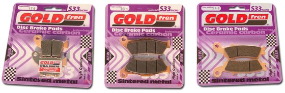 46-12-108-4 Goldfren goldfren brake pads 108 ceramic carbon s33