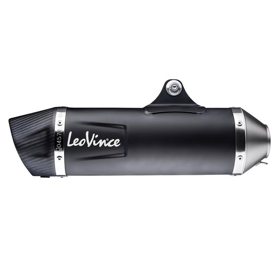 14082K LEOVINCE nero ss exhaust system with cat for vespa