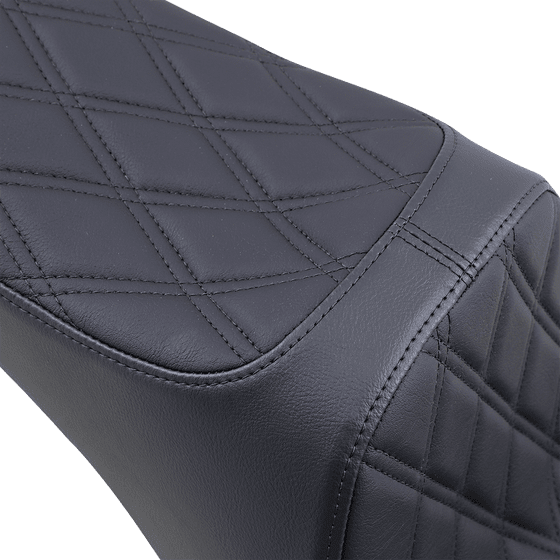 08021438 DRAG SPECIALTIES SEATS black diamond stitched seat for harley softtail