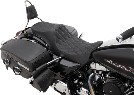 0801-1304 DRAG SPECIALTIES SEATS 2-up seat for harley dresser/touring