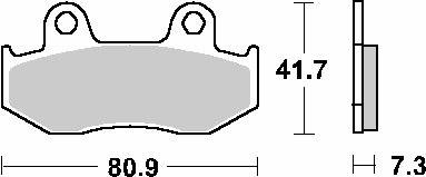 104HF SBS  sbs brakepads ceramic