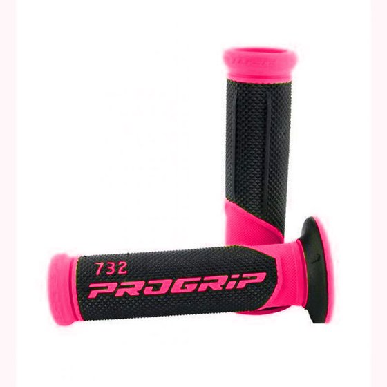 PRO GRIP dual density road grips - black/fluo pink