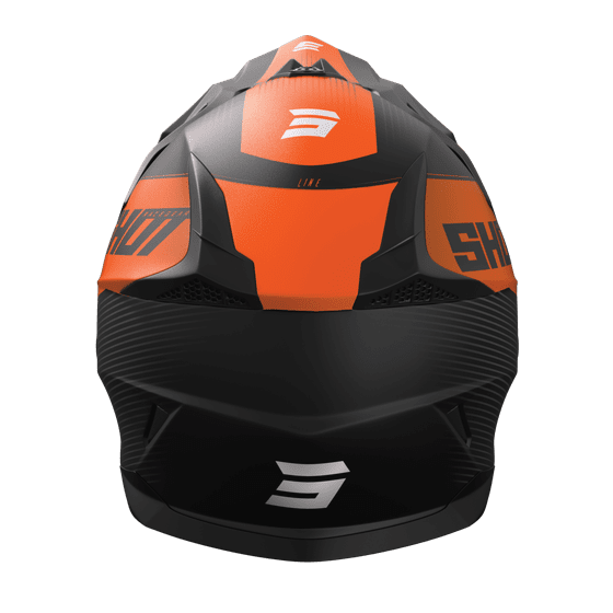 SHOT helmet pulse line orange matt