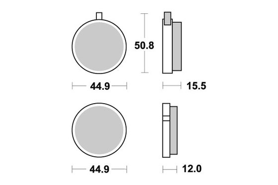 6565000 DOPPLER sbs brakepads ceramic