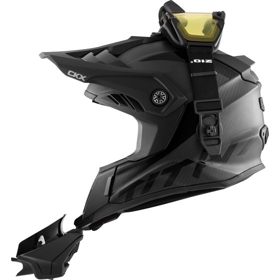 CKX hjälm + goggles titan airflow carbon matt