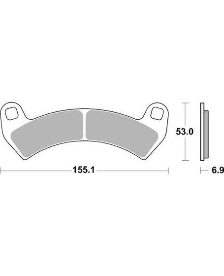 23-954RSI SBS sbs brakepads racing sintered