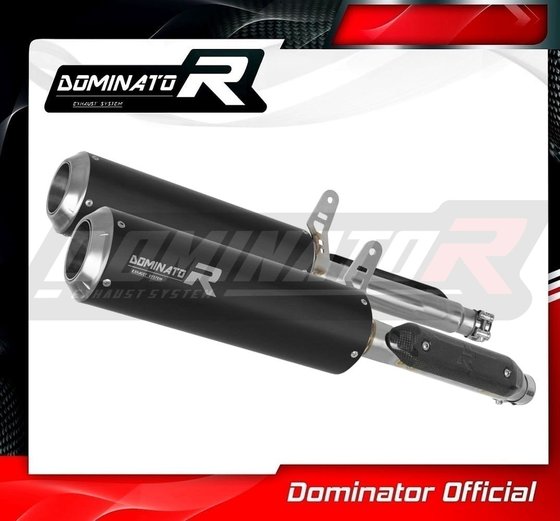 HO114DCBL-S Dominator exhaust silencer muffler gp black