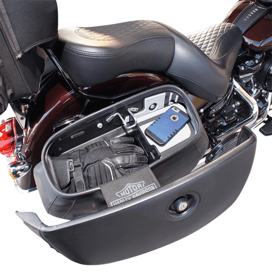 1032-SBSH-HD-GB HARDSTREET grey shelf set for saddlebags