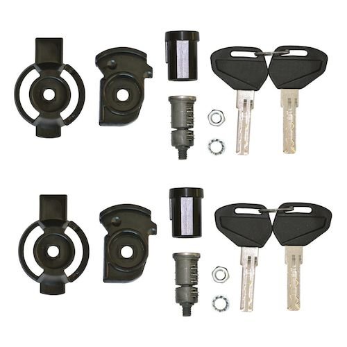 322-SL102 GIVI security lock key set for 2 cases, including bush and under lock platelets