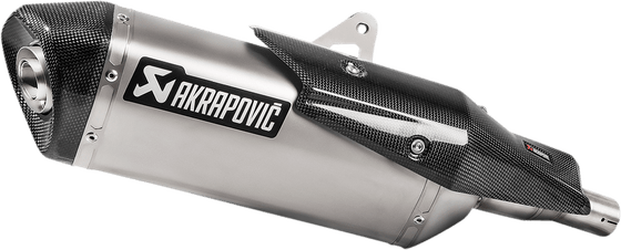 S-H7SO4-HRT AKRAPOVIC slip-on line muffler with titanium carbon end cap