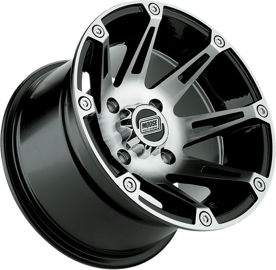 387MO148156BW4 MOOSE UTILITY DIVISION 14x8 wheel with 4/156 bolt pattern and 4+4 offset