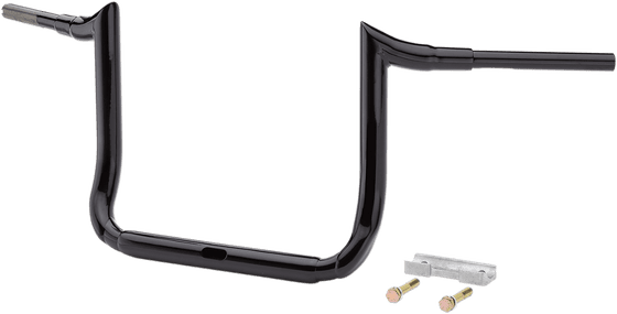 LA-7356-12B LA CHOPPERS black 12" 1-1/2" prime ape handlebar