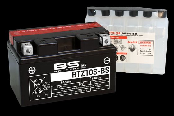 BS BATTERY btz10s-bs battery