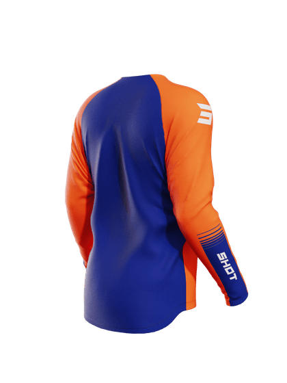 SHOT jersey kids raw tracer neon orange