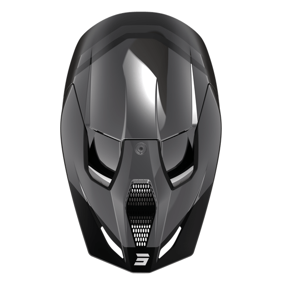 SHOT helmet race sky grey chrome