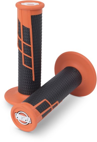 Pro Taper protaper grips clampon 1/2 waffle orange/black