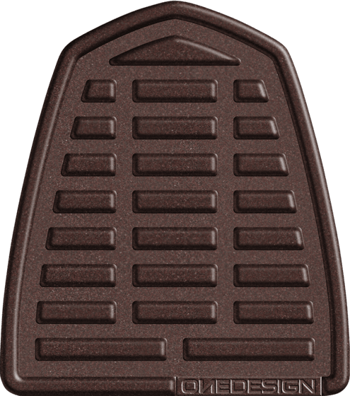 ONEDESIGN soft touch tank pad in brown