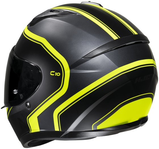 HJC helmet c10 elie black/fluo yellow mc3hsf