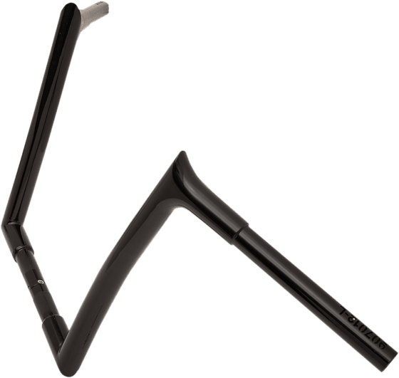 907012-B FAT BAGGERS INC. 12" black handlebar for flhr (pointed)