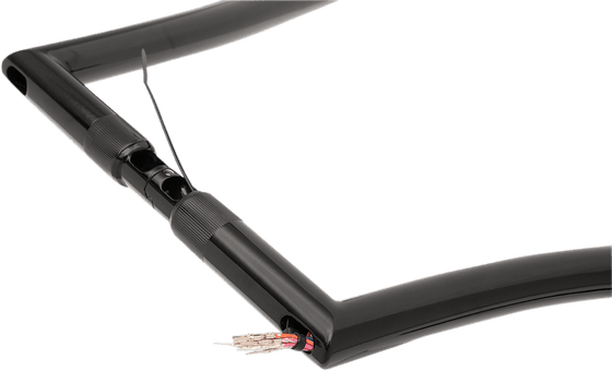 906012-B FAT BAGGERS INC. 12" black handlebar for fltr models