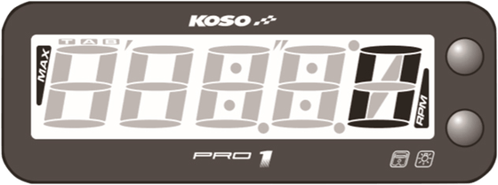 KOSO NORTH AMERICA pro-1 tachometer