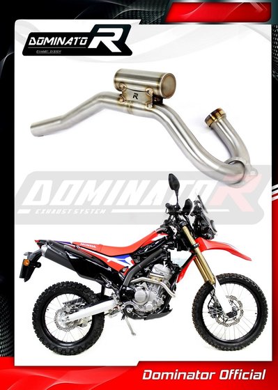 HO096DH Dominator exhaust header pipe with powerbomb