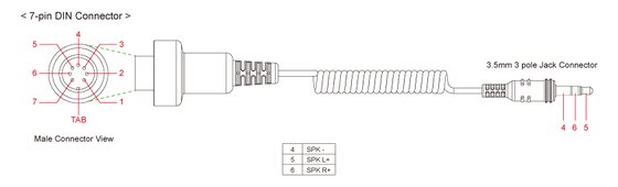 SENA sm-10 stereo jack cable