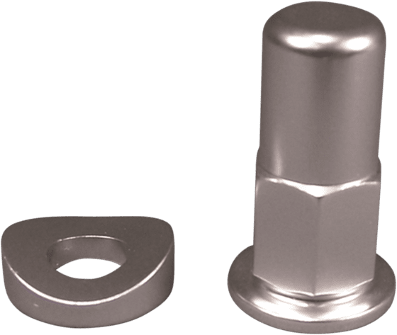 NO TOIL rim lock nut/spacer kit silver