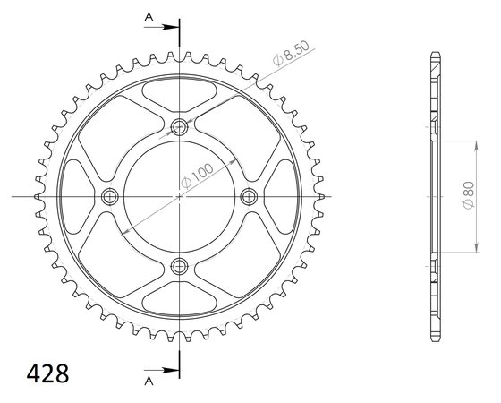 10110-50 Supersprox supersprox rear sprocket 1204.50