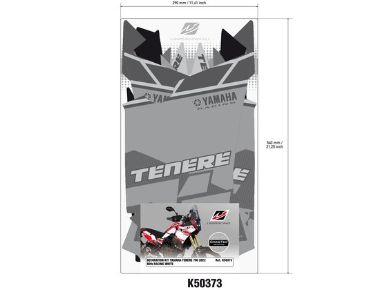 UNIRACING tenere 700 60th wt decal kit