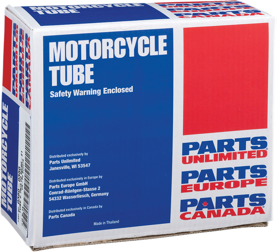 PARTS UNLIMITED standard butyl tube for 19" tires