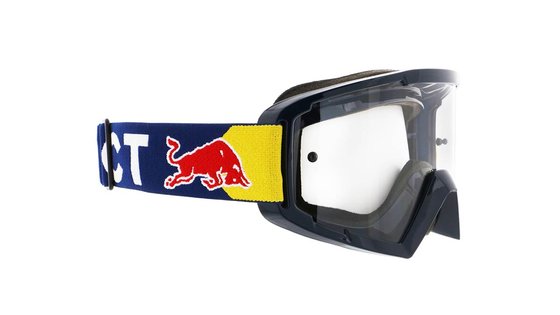 SPECT spect red bull whip mx goggles singel lens black/blue clear 