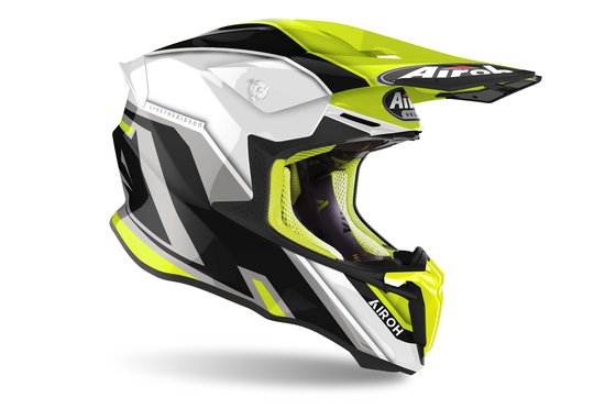 AIROH helmet twist 2.0 shaken yellow