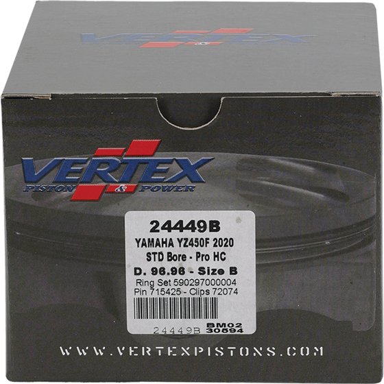 24449 Vertex forged high compression piston kit