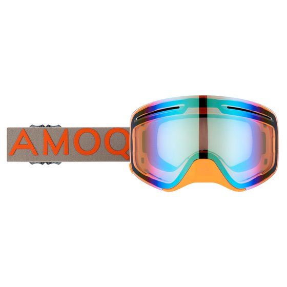 AMOQ amoq vision vent+ magnetic goggles gray/orange - gold mirror