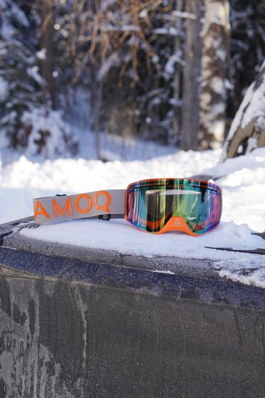 AMOQ amoq vision vent+ magnetic goggles gray/orange - gold mirror