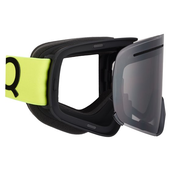 AMOQ amoq vision vent+ magnetic goggles hivis/black - smoke