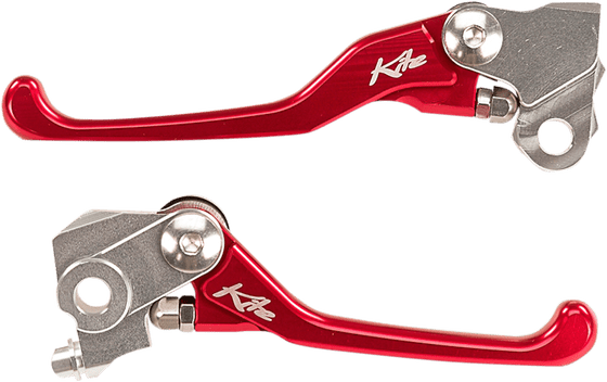 34.101.0.RO KITE custom brake and clutch lever set in red