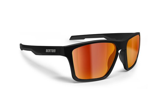 Bertoni bertoni eyewear fulvio 01 black/orange