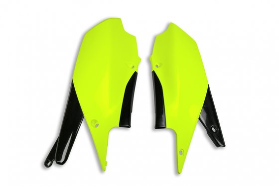 YA04859#DFLU UFO fluorescent yellow side panels for yamaha yzf450 2018