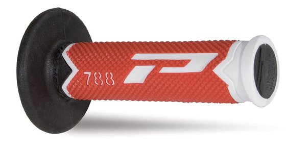 PRO GRIP triple density offroad grips 788 white/red/black