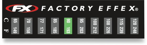 FACTORY EFFEX temperature fx sticker