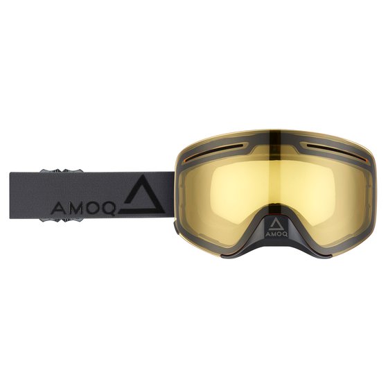 AMOQ amoq vision vent+ magnetic goggles dark grey-black - yellow