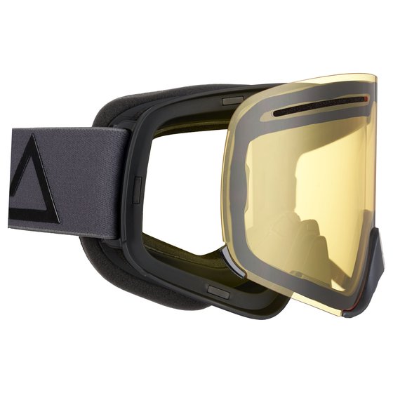 AMOQ amoq vision vent+ magnetic goggles dark grey-black - yellow