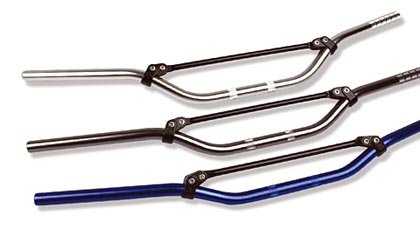 MCL154B TRW offroad medium aluminum handlebar in blue